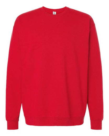 3340 - M&O Molleton à col rond unisexe