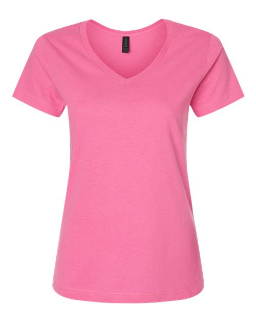 64V00L -GILDAN T-shirt softstyle à col en V pour femmes