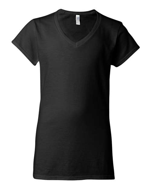 64V00L -GILDAN T-shirt softstyle à col en V pour femmes