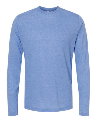 3520 - M&O T-shirt en mélange de coton à manches longues