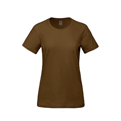 S05611 - 24/7 Parkour - T-shirt à Col Rond en Coton Peigné Filé à l'anneau pour Femme