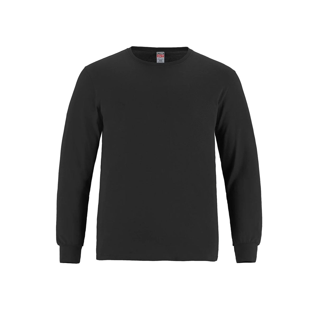 S5615Y - 24/7 Breeze - T-Shirt pour Jeune à Col Rond et Manches Longues en Coton