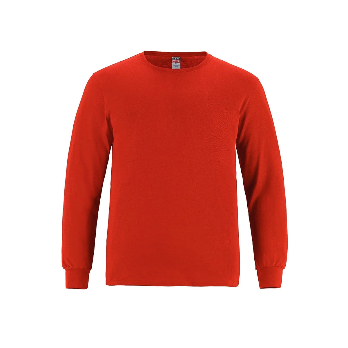 S5615Y - 24/7 Breeze - T-Shirt pour Jeune à Col Rond et Manches Longues en Coton