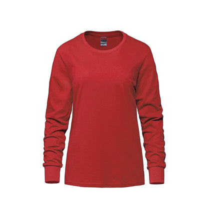 S05616 - 24/7 Breeze - T-Shirt pour Femme à Col Rond et Manches Longues en Coton