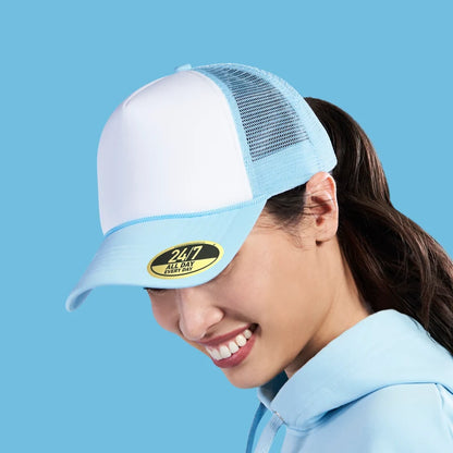 H08210 - 24/7 Retro - Casquette de Camionneur à 5 Panneaux en Mousse avec Bride D’Ajustement