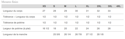 3501 - BELLA + CANVAS T-shirt manches longues en jersey unisexe